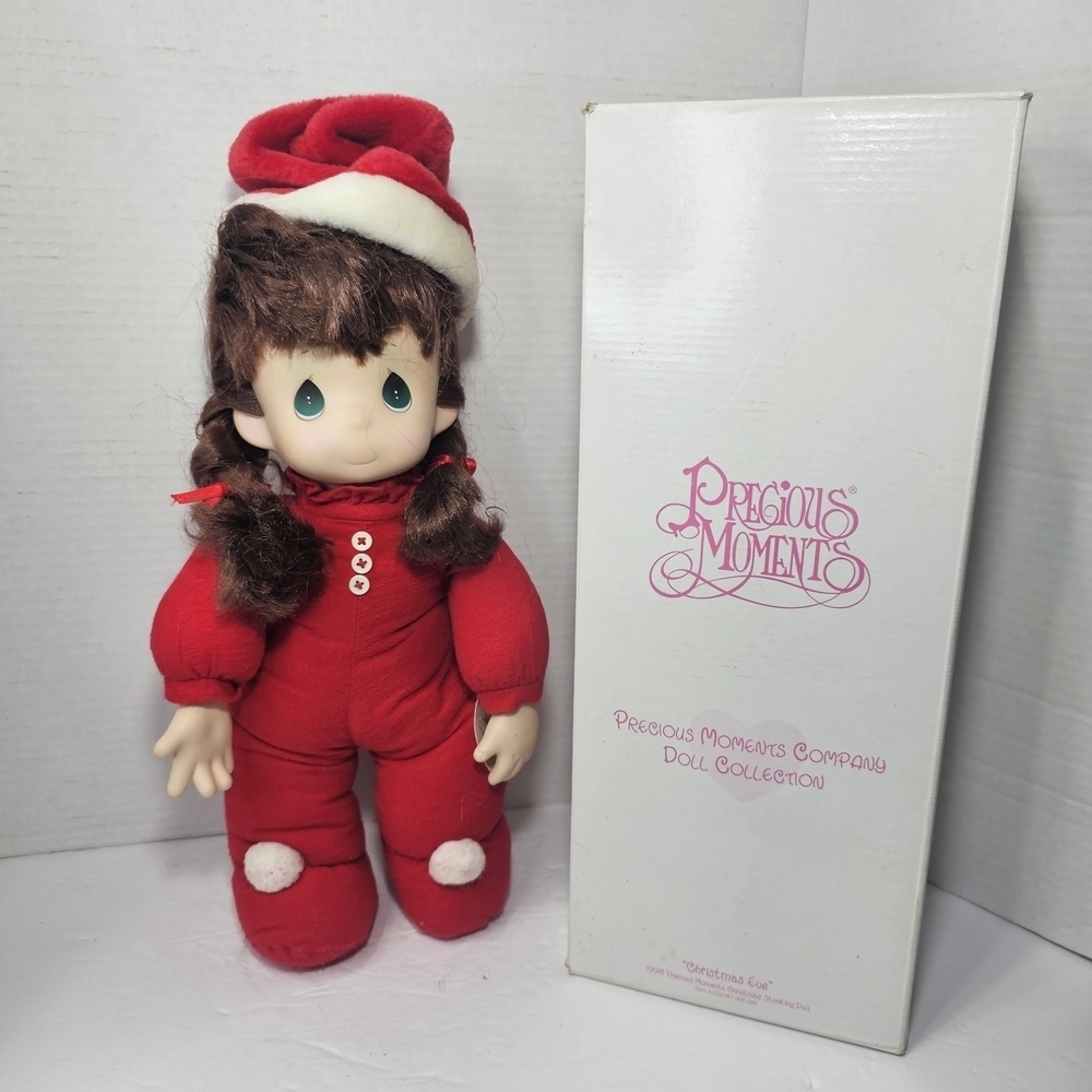 Vintag 1996 Precious Moments Red Doll with Box